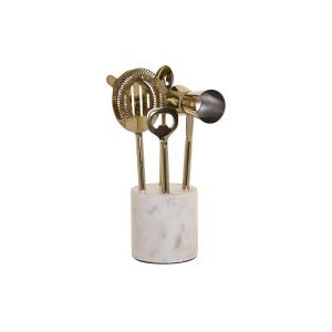 s3041135-stainless-steel-and-marble-cocktail-set-dkd-home-decor-golden-silver-one-size