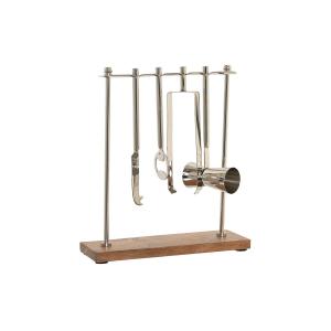 s3041160-stainless-steel-and-acacia-cocktail-set-dkd-home-decor-silver-natural-one-size
