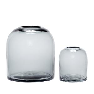 280501-vases-hubsch-interior-dome-x2-smoky-gray-12x13-20x21-cm