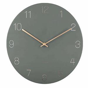ka5762gr-wall-clock-with-engraved-numerals-karlsson-charm-green-3-5x40-cm