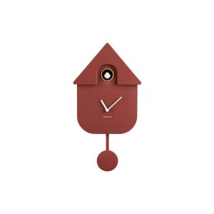 ka5768rd-modern-wall-clock-karlsson-cuckoo-abs-ochre-red-21-5x41-cm