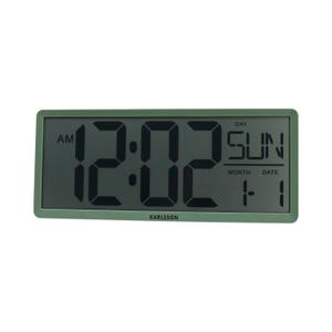 ka6020gr-lcd-wall-clock-karlsson-retro-jungle-green-34-8x14-8x2-7-cm