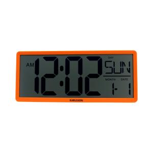 ka6020or-lcd-wall-clock-karlsson-retro-bright-orange-34-8x14-8x2-7-cm