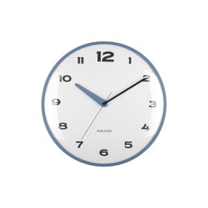 ka6028bl-wall-clock-karlsson-brisk-dome-classic-blue-1x40-cm