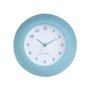ka6048bl-wall-clock-karlsson-tender-rib-misty-blue-25-cm