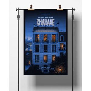 kb907plaksgcharader-poster-kubbick-charade-r-dark-blue-61x91-5-cm