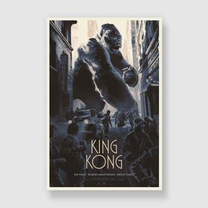 kb912plaksgkingkon-poster-kubbick-king-kong-black-beige-61x91-5-cm