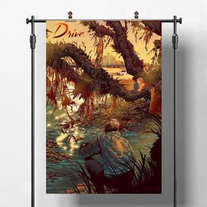kb914plaksgdriver-poster-kubbick-drive-r-brown-blue-beige-61x91-5-cm