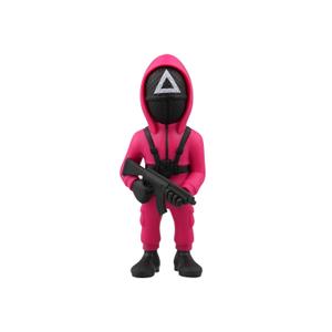 mx12-ent-sqgms-figurine-minix-soldat-masque-garde-triangulaire-minix-squid-game-pink-12-cm