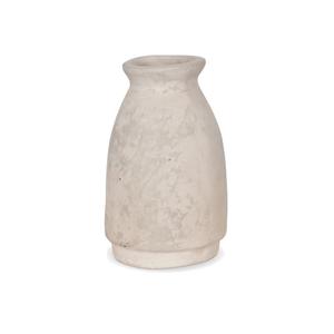 015408-simple-papier-mache-vase-opjet-gm-white-9-5-cm