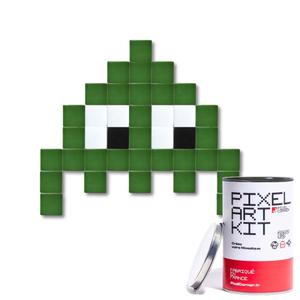 kb2055lot-pak082cm-mosaic-kit-pixel-corner-little-alien-dark-green-16x21-cm