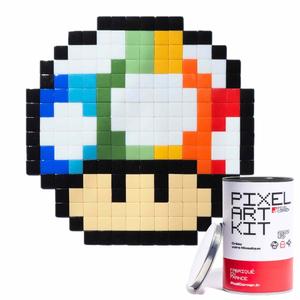kb2095-decoration-kit-pixel-corner-rainbow-pixel-art-shroom-20x20-cm