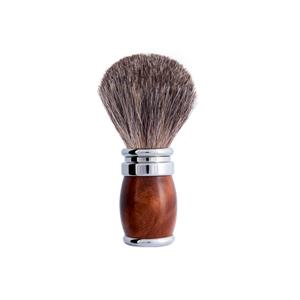 j539321-shaving-brush-plisson-joris-pur-grey-thuya-chrome-frame-one-size