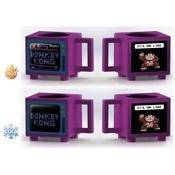 621nin01-children-s-mug-world-trade-and-technologies-donkey-kong-3d-retro-tv-x4-purple-black-one-size